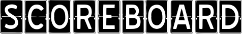 Scoreboard Font