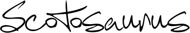 Scotosaurus Font