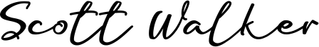 Scott Walker Font