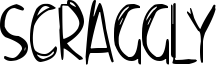 Scraggly Font