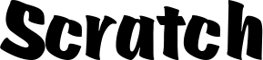 Scratch Font