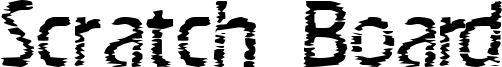 Scratch Board Font
