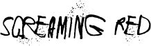 Screaming Red Font