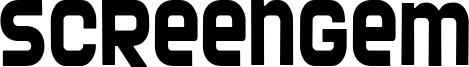 Screengem Font