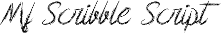 Mf Scribble Script Font