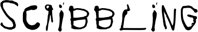 Scribbling Font