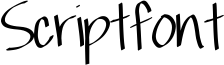 Scriptfont Font