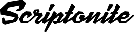 Scriptonite Font