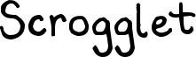 Scrogglet Font