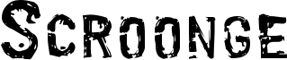 Scroonge Font