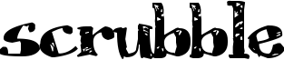 Scrubble Font