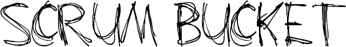 Scrum Bucket Font