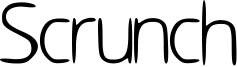 Scrunch Font