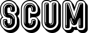 Scum Font