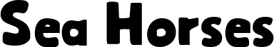 Sea Horses Font