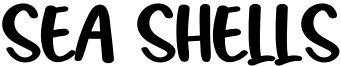 Sea Shells Font