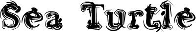 Sea Turtle Font