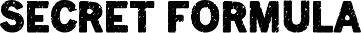 Secret Formula Font