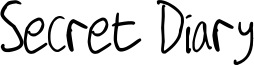 Secret Diary Font