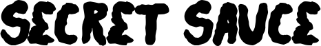 Secret Sauce Font