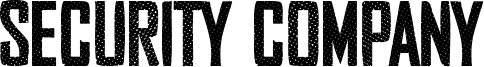Security Company Font