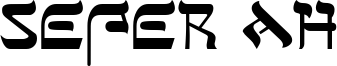 Sefer AH Font