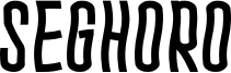 Seghoro Font