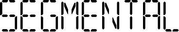 Segmental Font