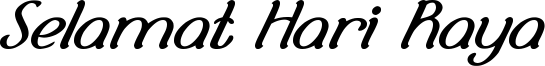 Selamat Hari Raya Font