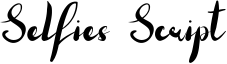 Selfies Script Font