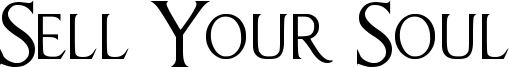 Sell Your Soul Font