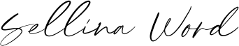 Sellina Word Font