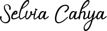 Selvia Cahya Font