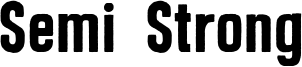 Semi Strong - Demo.ttf
