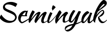 Seminyak Font