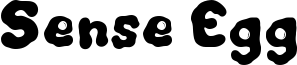 Sense Egg Font