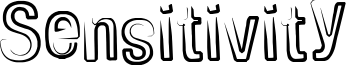 Sensitivity Font