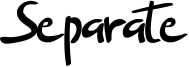 Separate Font