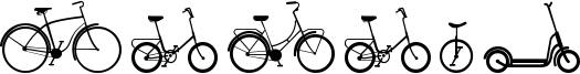 Sepeda Font