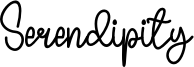 Serendipity Font