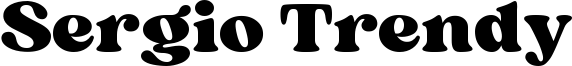 Sergio Trendy Font