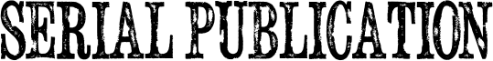 Serial Publication Font