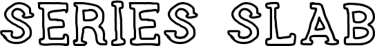 Series Slab Font