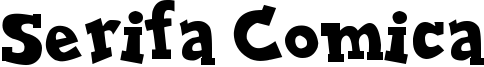 Serifa Comica Font