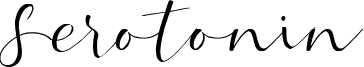 Serotonin Font