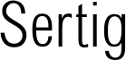 Sertig Font
