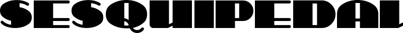 Sesquipedalian Font