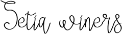 Setia winers Font