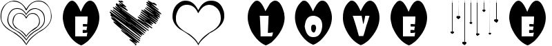 Sexy Love Hearts Font
