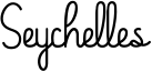 Seychelles Font